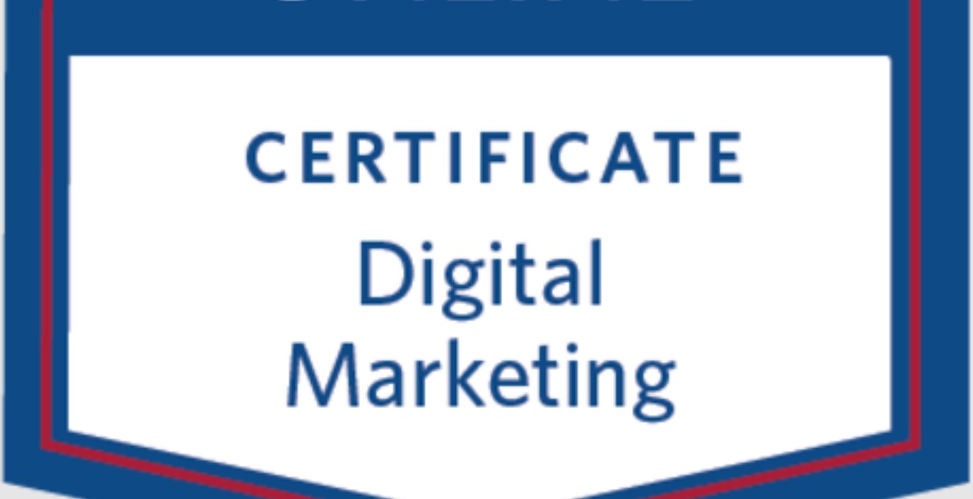 Digital Marketing Online Certificate Programs