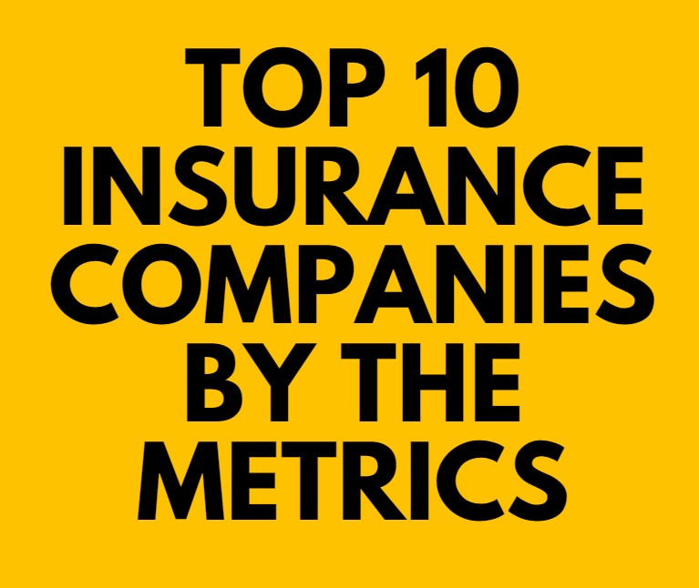 Top 10 Insurance Companies by the Metrics